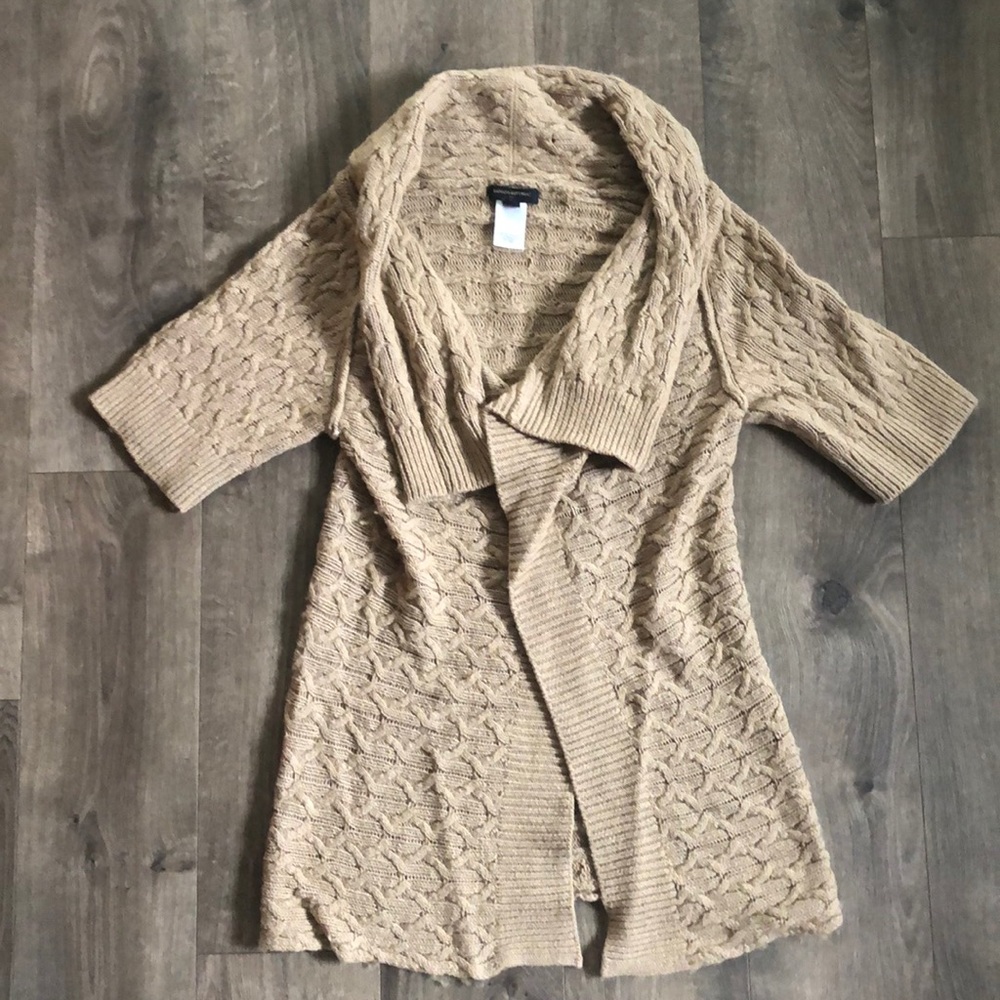 Banana Republic short sleeve wool blend sweater